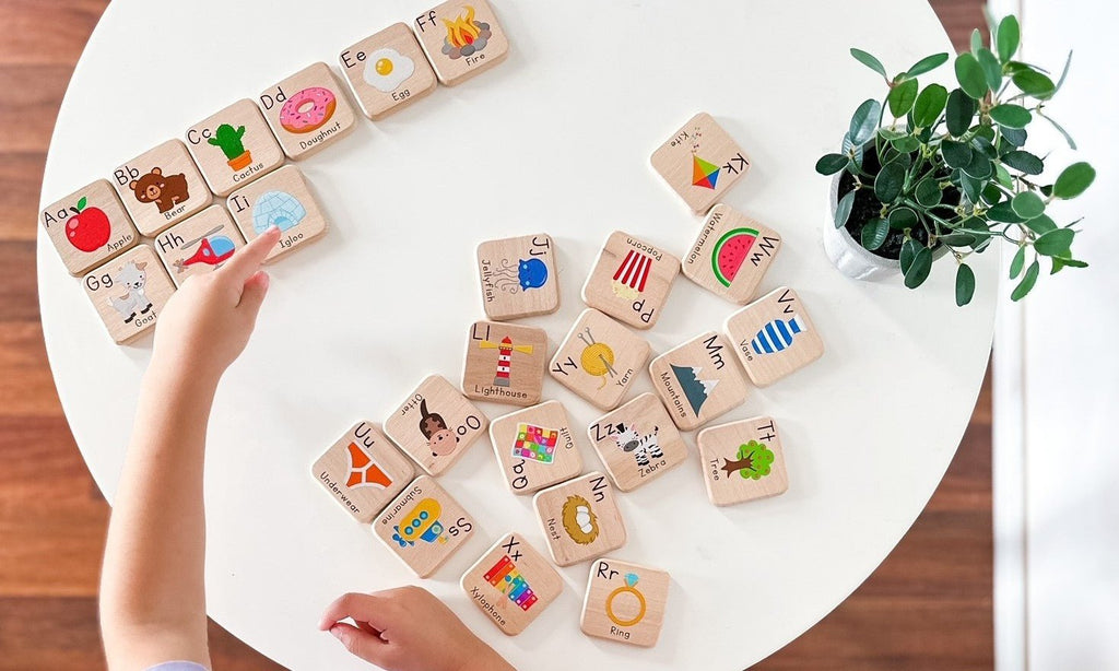 Tuiles d'apprentissage ABC