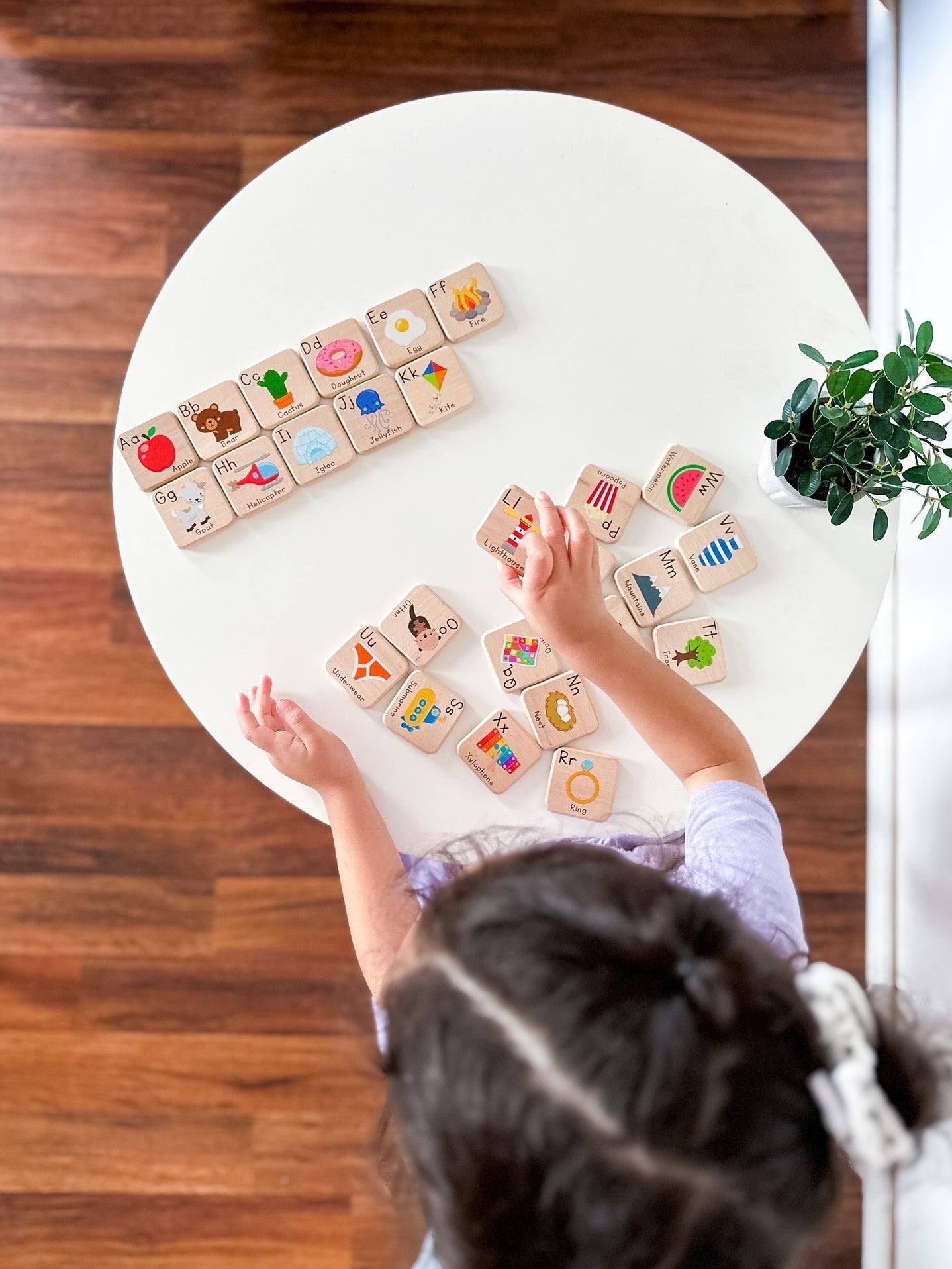 Tuiles d'apprentissage ABC