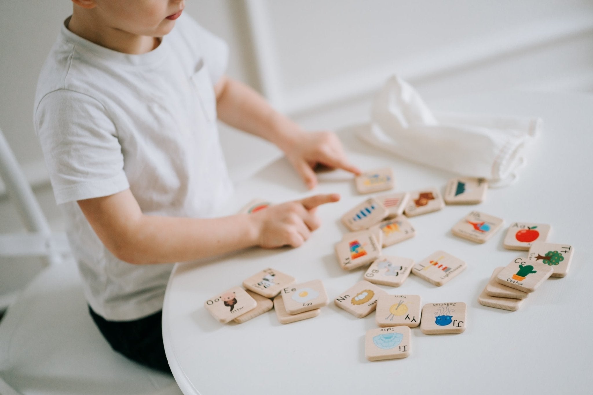 Tuiles d'apprentissage ABC