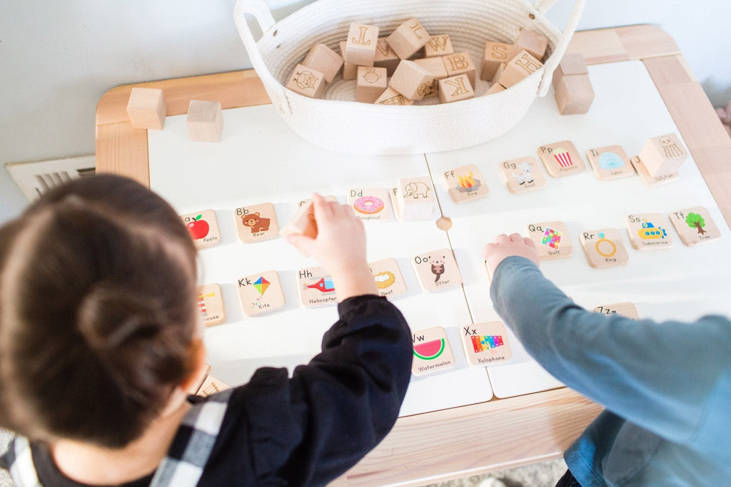 Tuiles d'apprentissage ABC