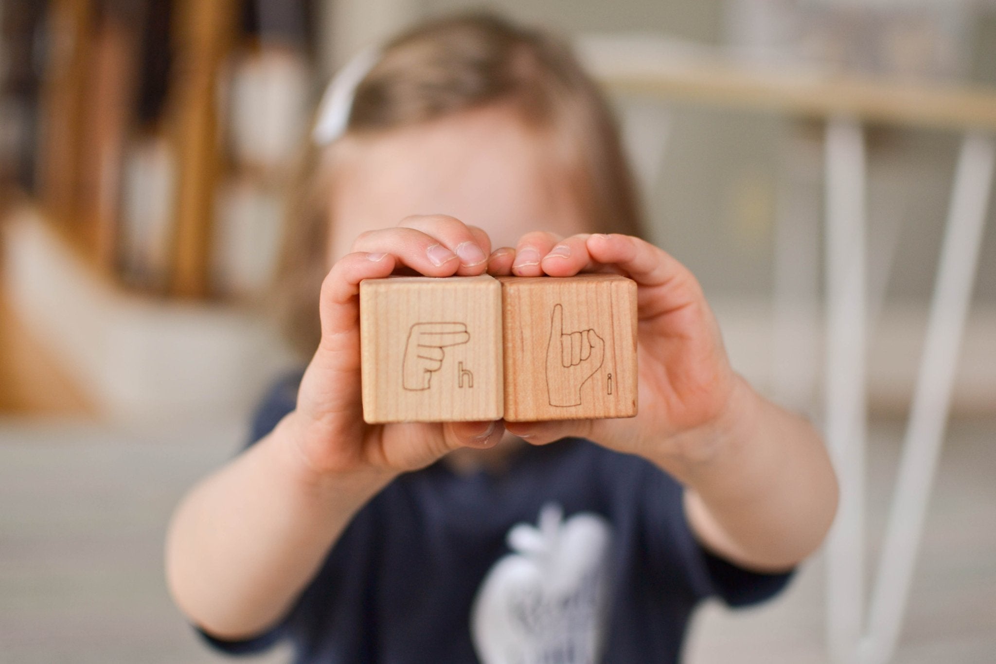 Blocs de l'alphabet en langue des signes américaine