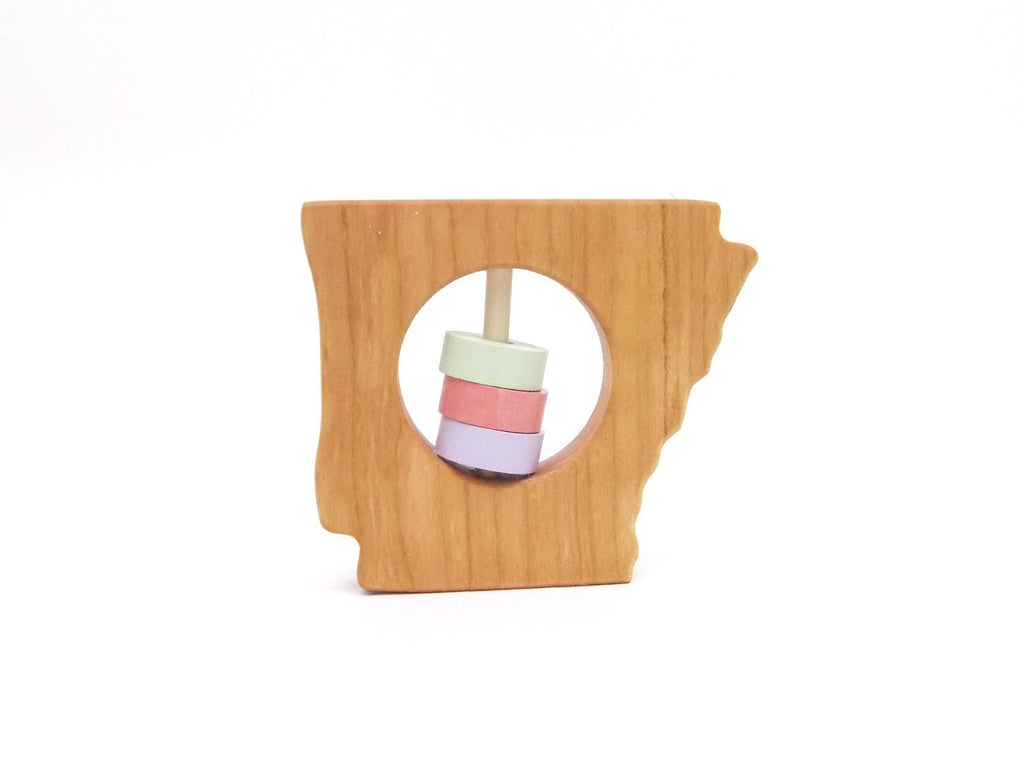 Hochet en bois pour bébé Arkansas State™