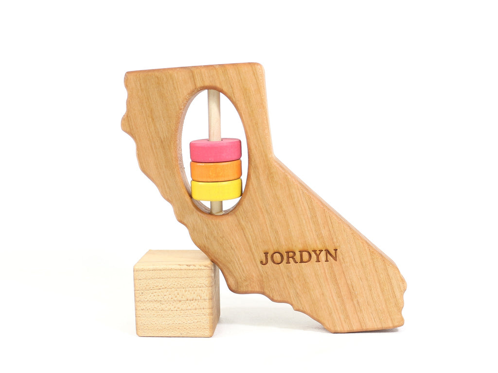 Hochet en bois Californie™