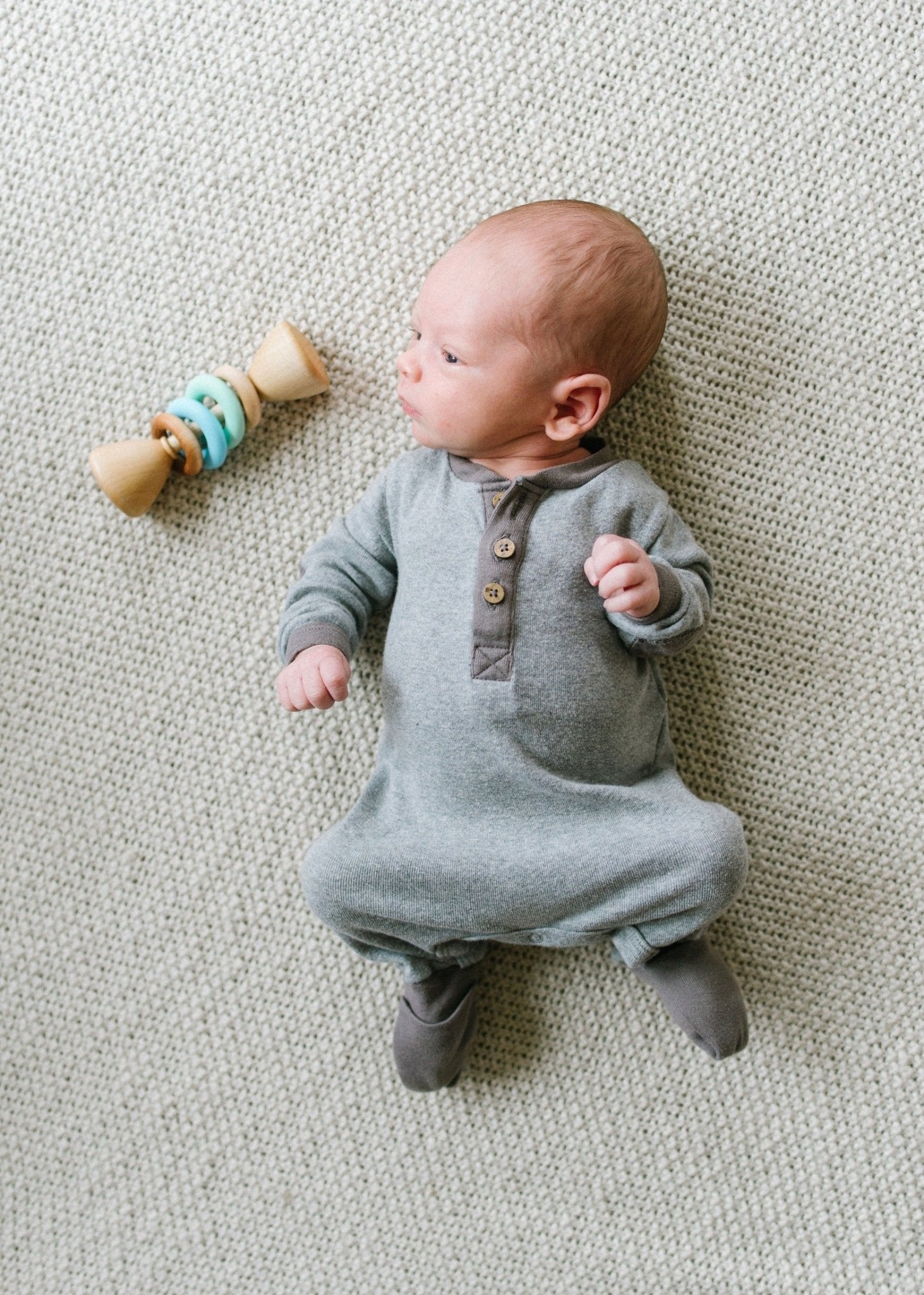 Hochet classique bébé Color Block