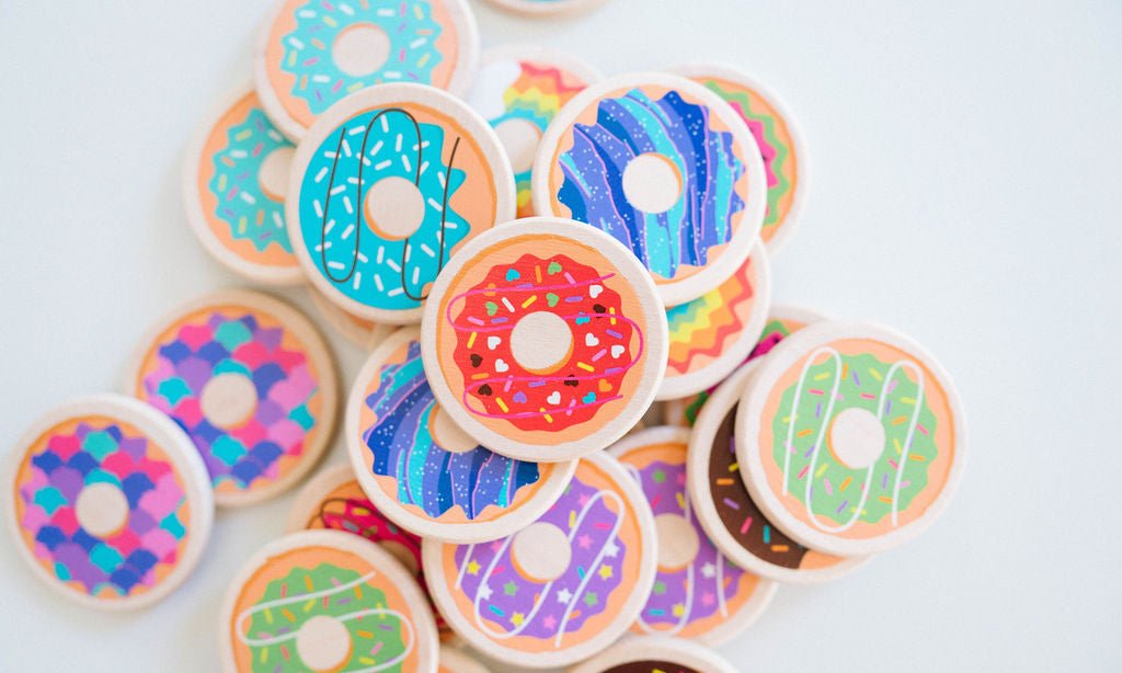 Tuiles de beignets assorties