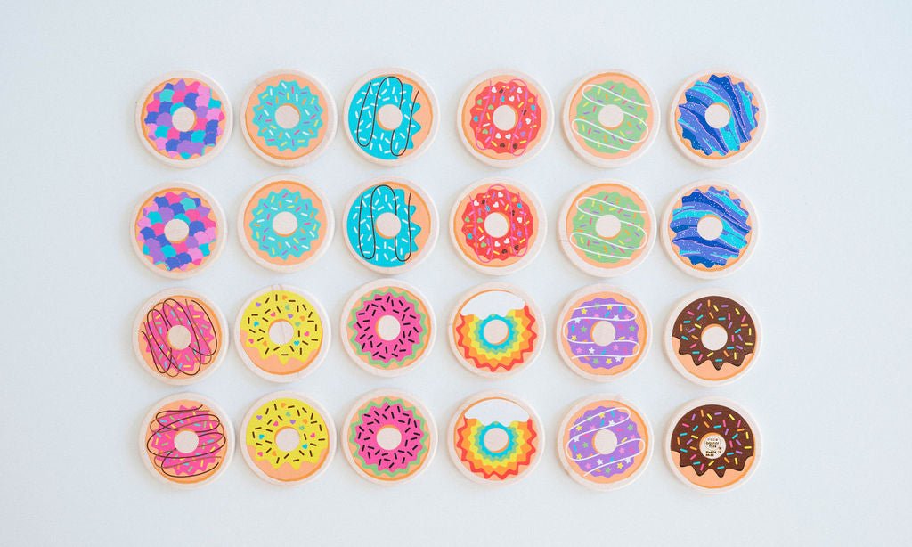 Tuiles de beignets assorties