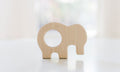 Jouet à saisir en bois en forme d'éléphant