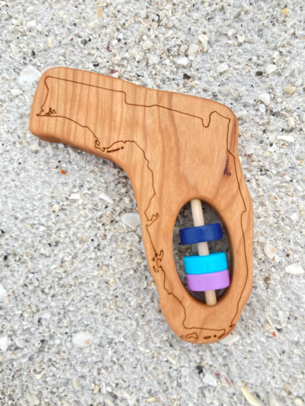 Hochet en bois pour bébé Florida State™