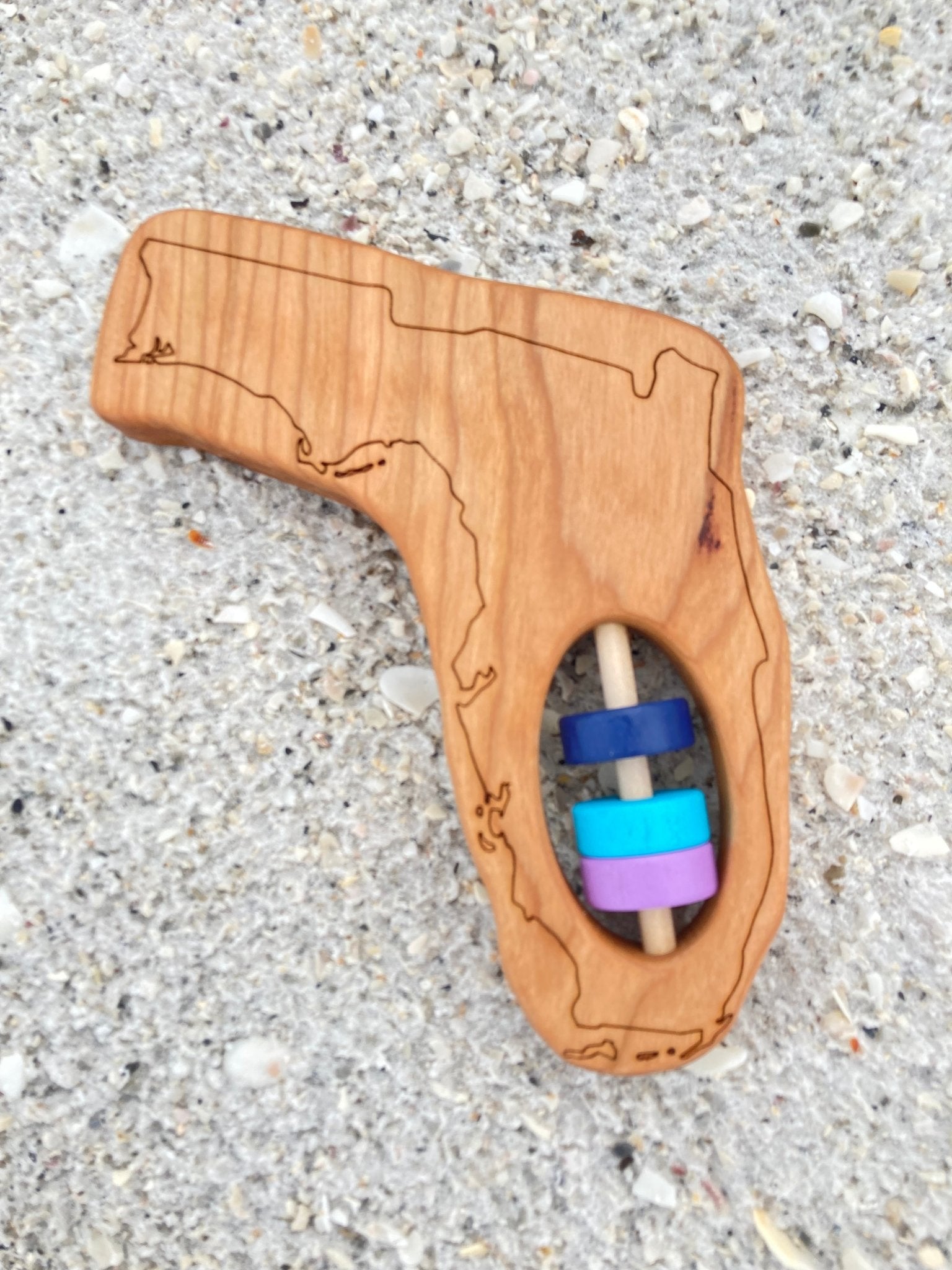 Hochet en bois pour bébé Florida State™