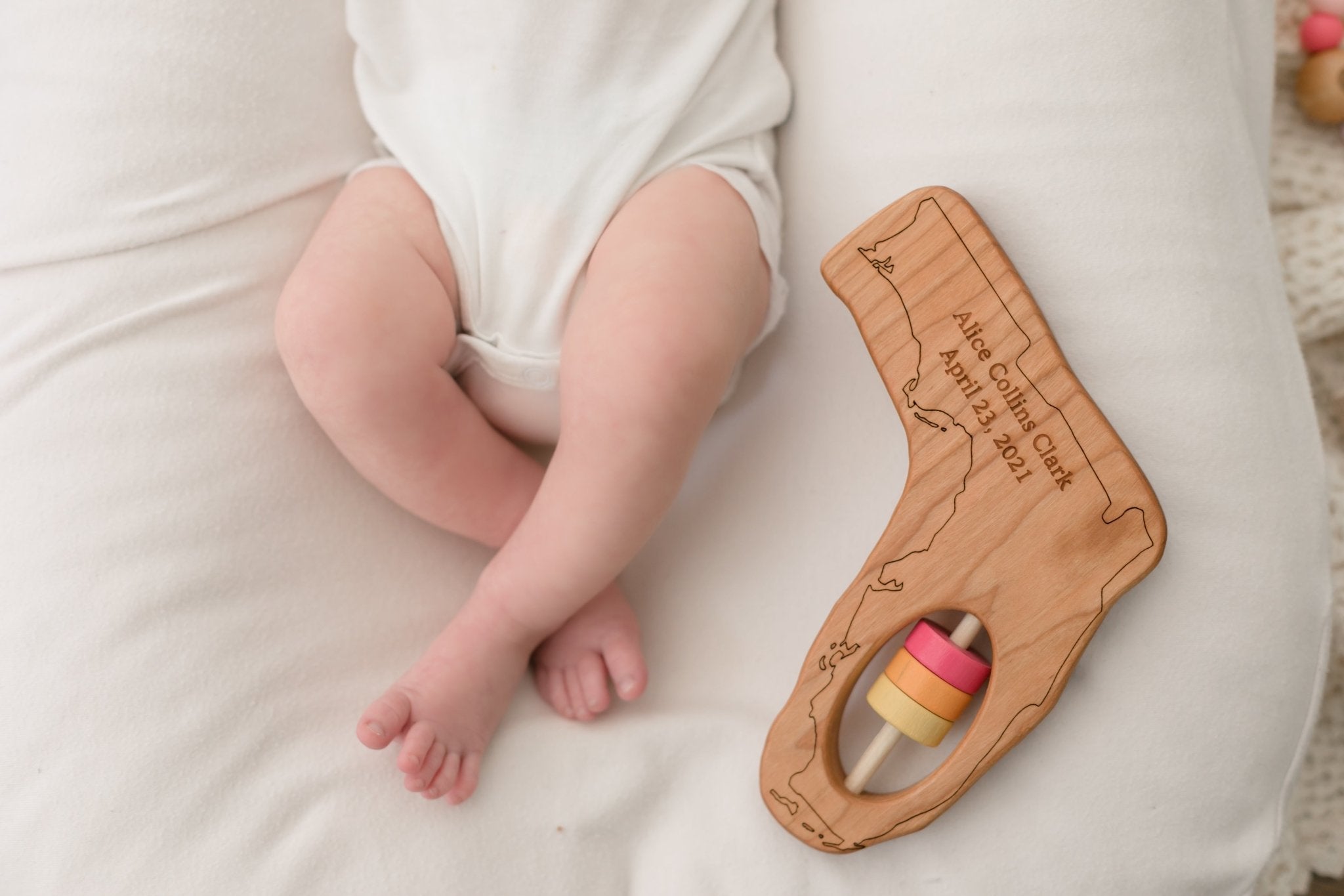 Hochet en bois pour bébé Florida State™