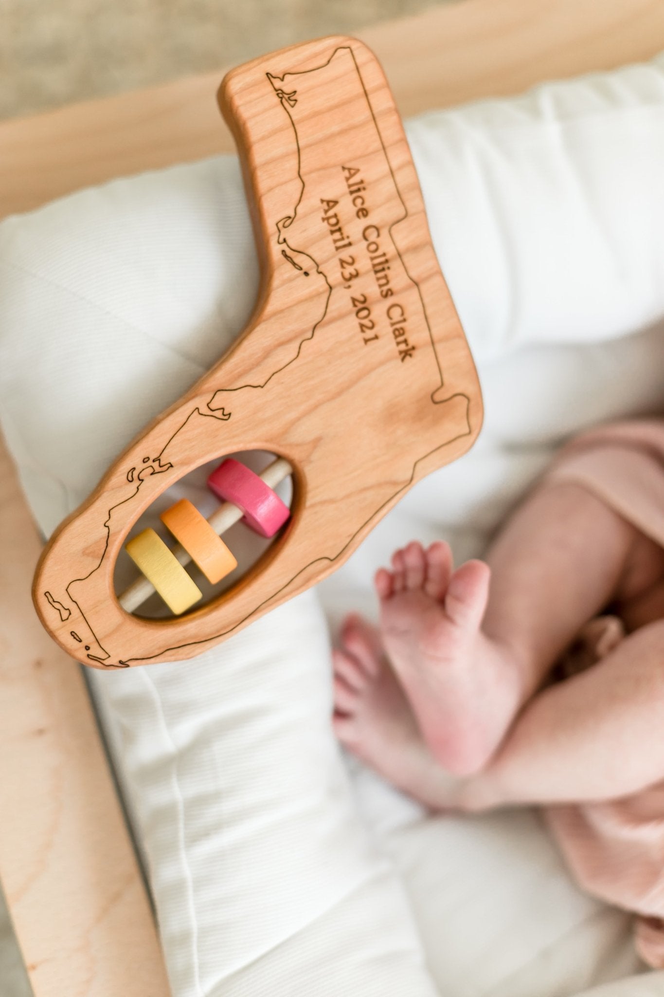 Hochet en bois pour bébé Florida State™