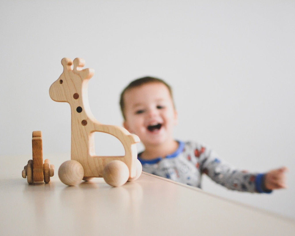 Girafe à pousser