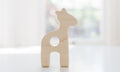 Jouet d'éveil en bois Girafe pour bébé