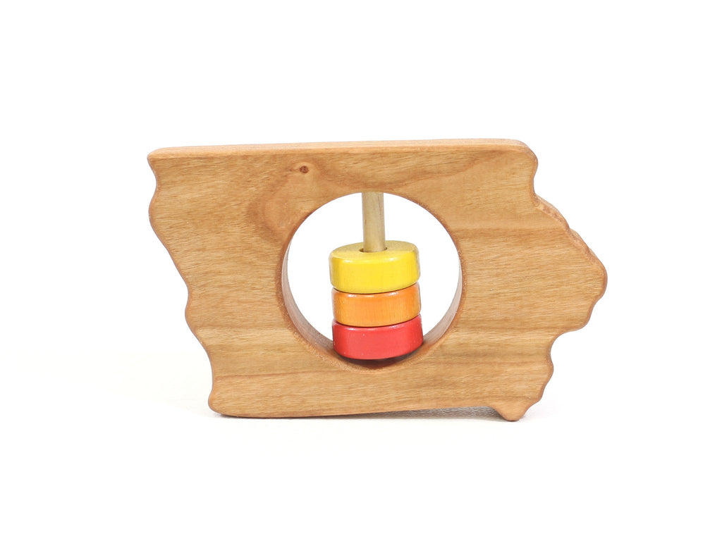 Hochet en bois Iowa State™