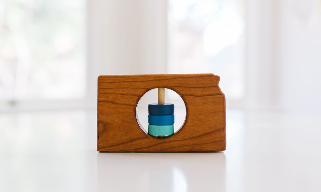 Hochet en bois Kansas State pour bébé™