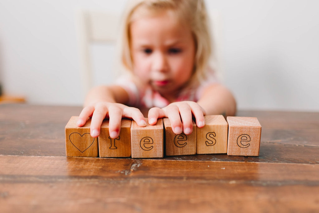Cubes de prénom personnalisés