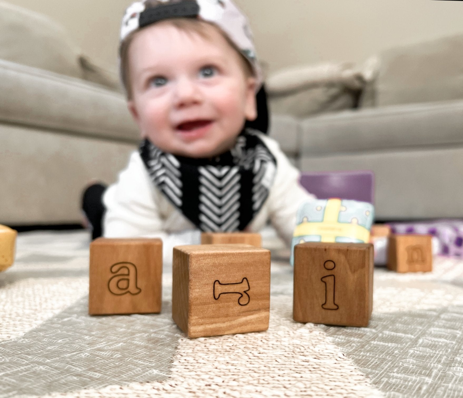Cubes de prénom personnalisés