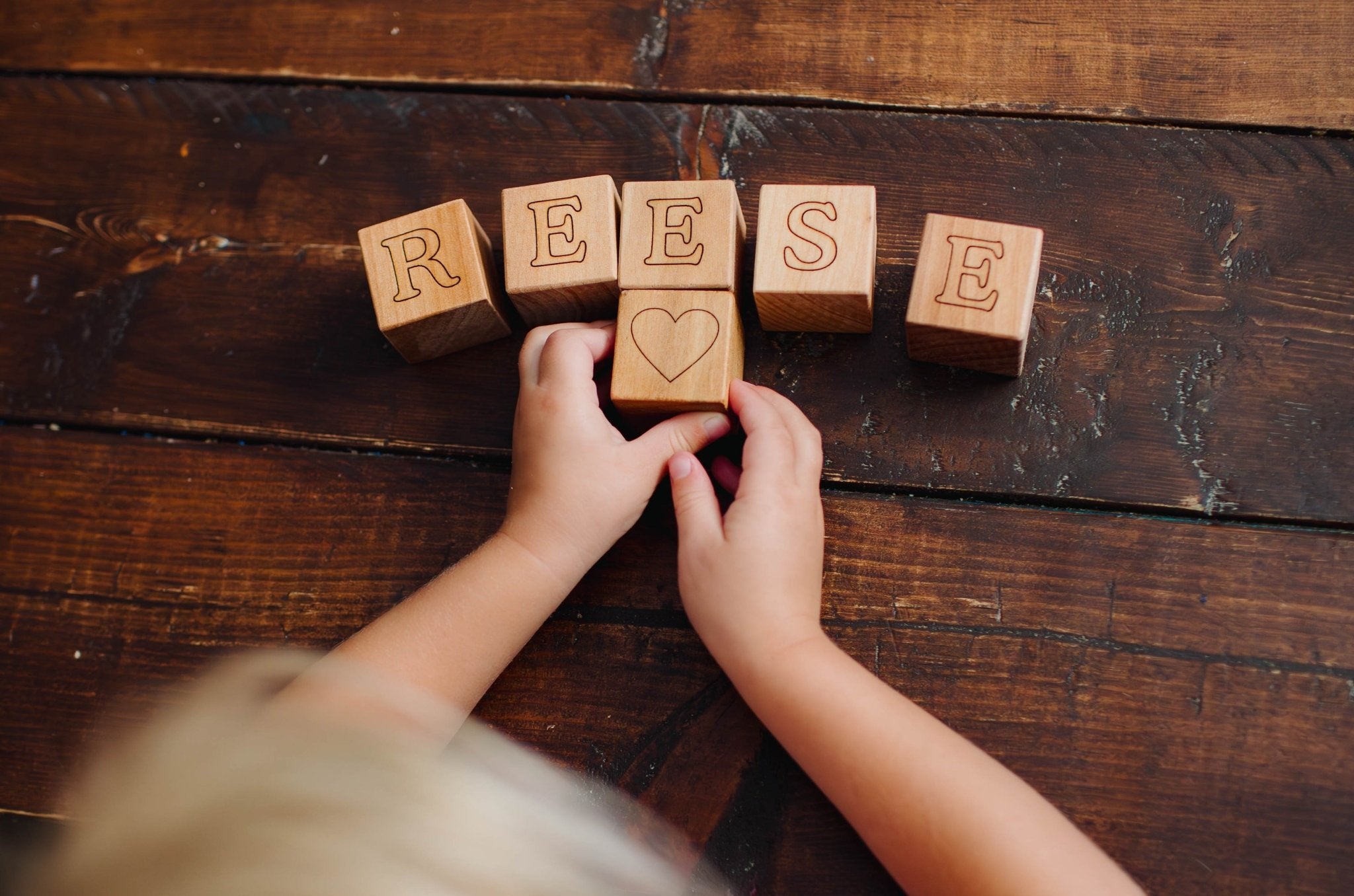 Cubes de prénom personnalisés