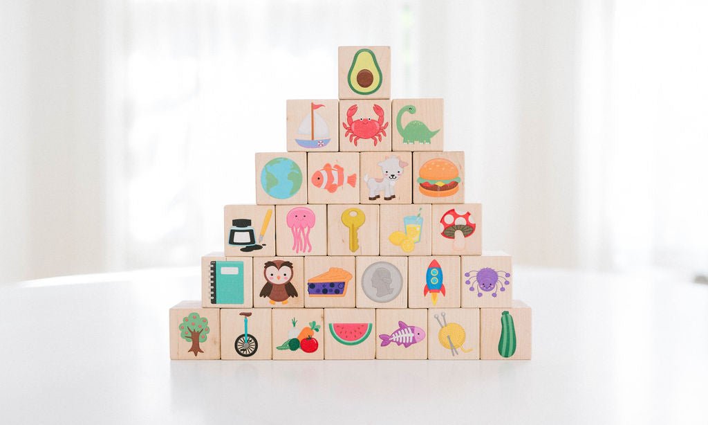 Blocs alphabet illustrés