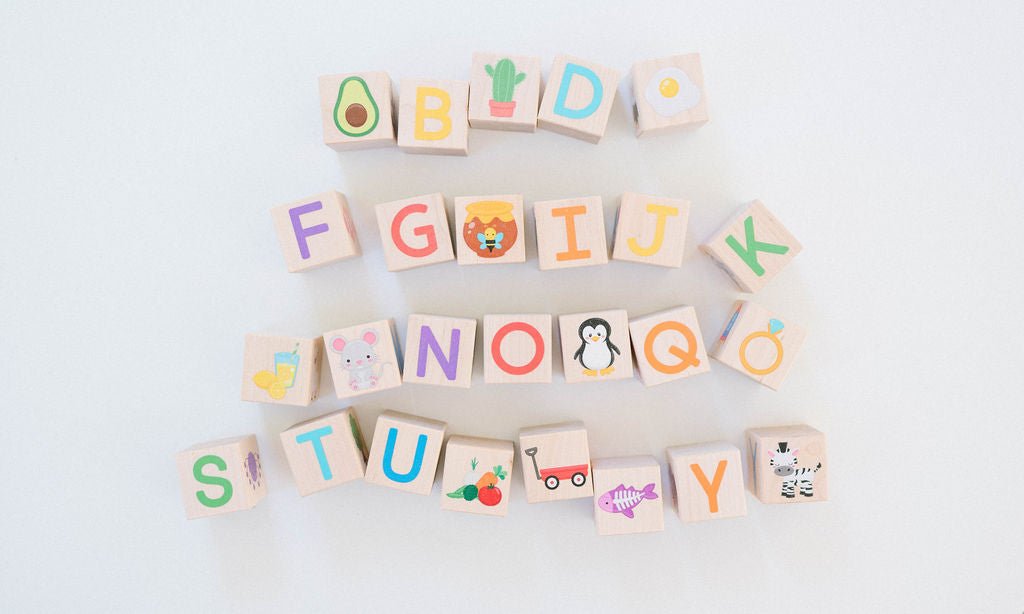 Blocs alphabet illustrés