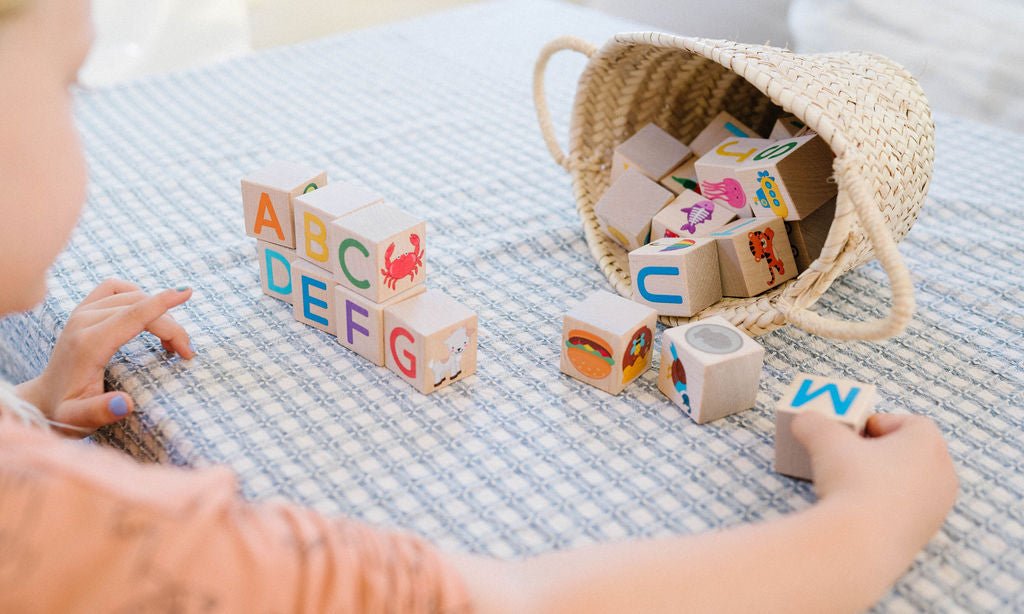 Blocs alphabet illustrés
