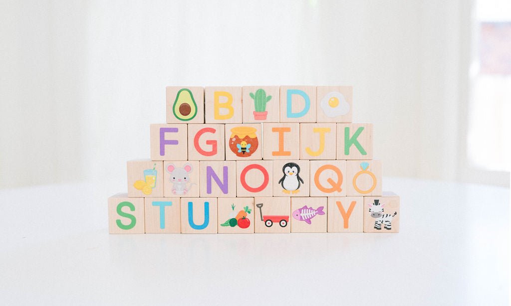 Blocs alphabet illustrés
