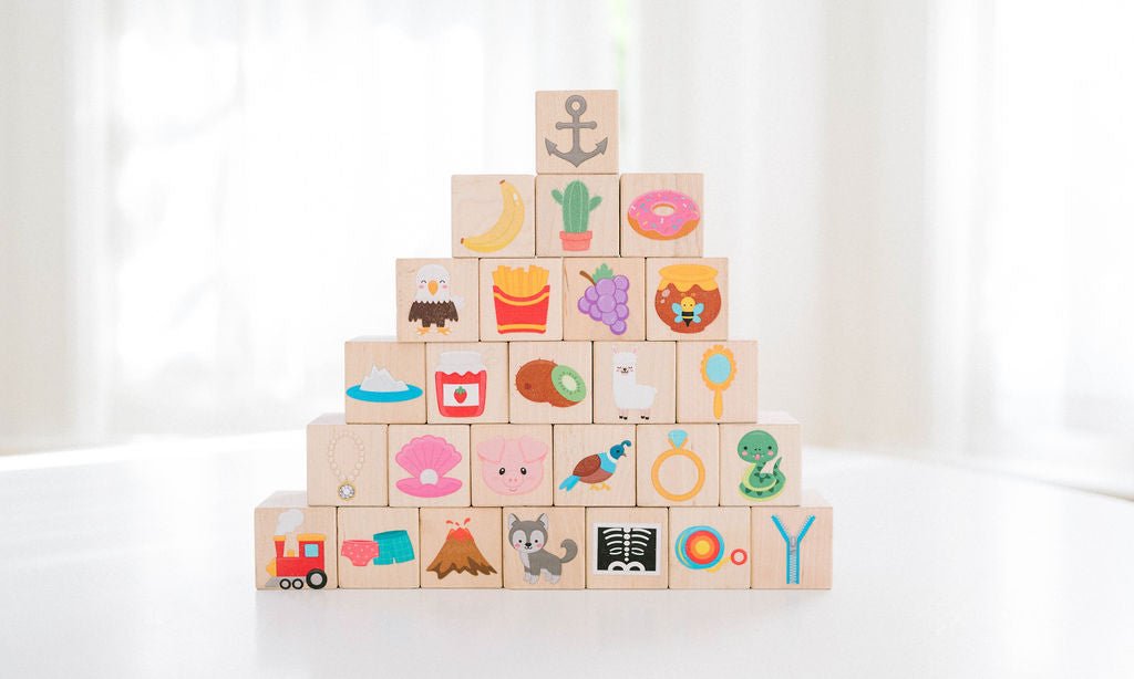 Blocs alphabet illustrés