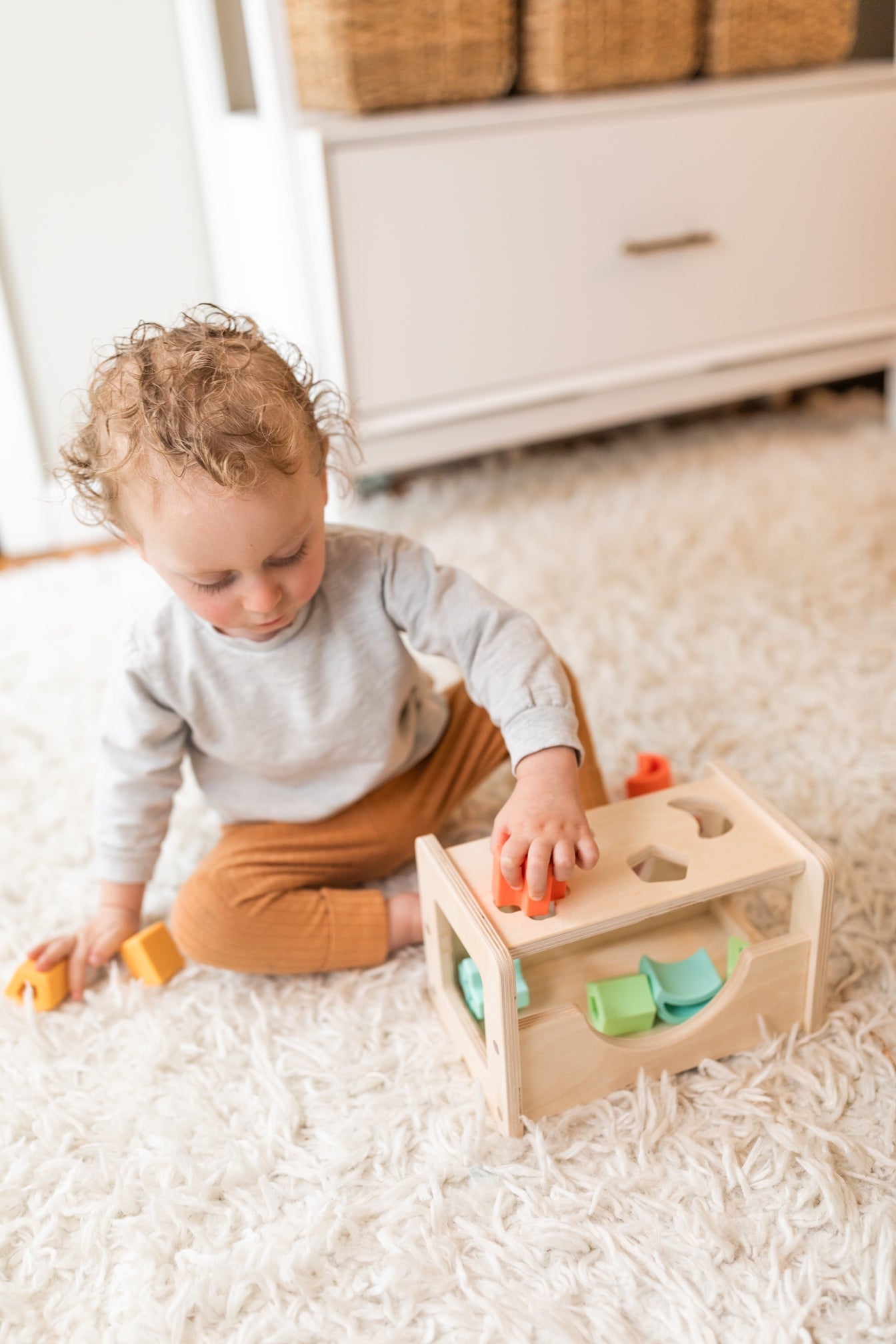 Trieur de formes - Bois + Silicone