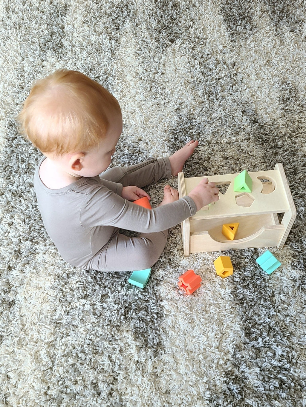 Trieur de formes - Bois + Silicone