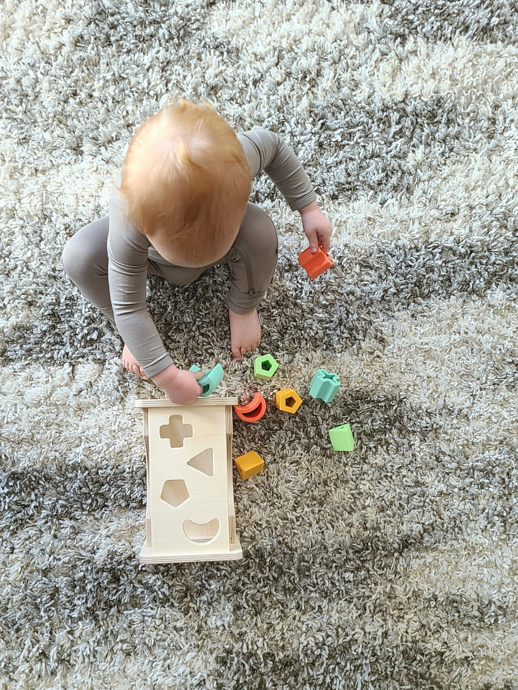 Trieur de formes - Bois + Silicone