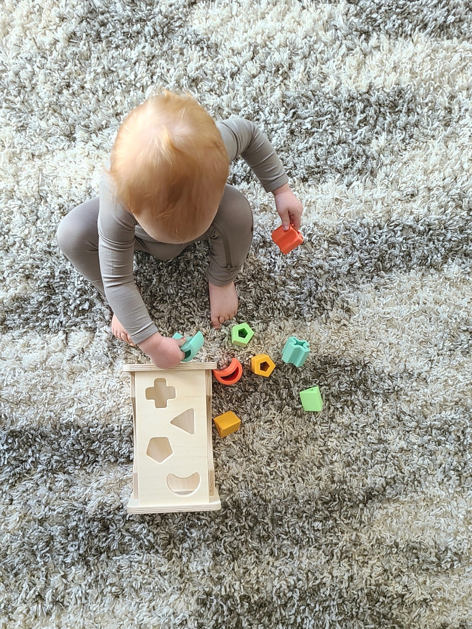 Trieur de formes - Bois + Silicone