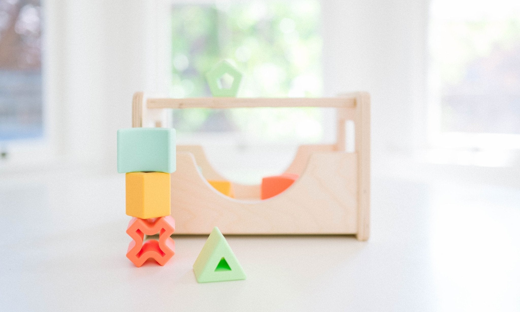 Trieur de formes - Bois + Silicone