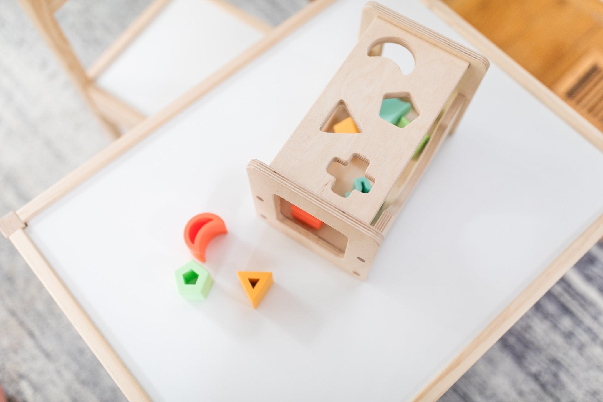 Trieur de formes - Bois + Silicone