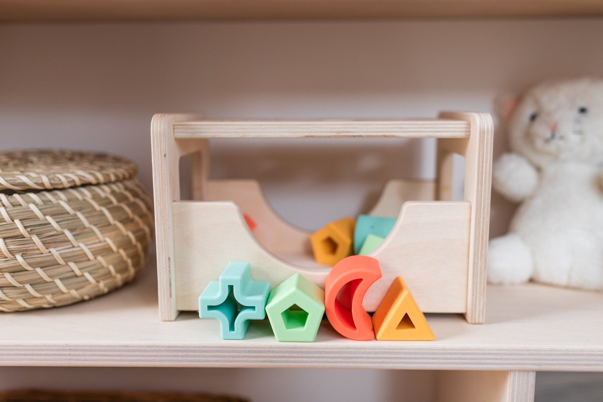 Trieur de formes - Bois + Silicone
