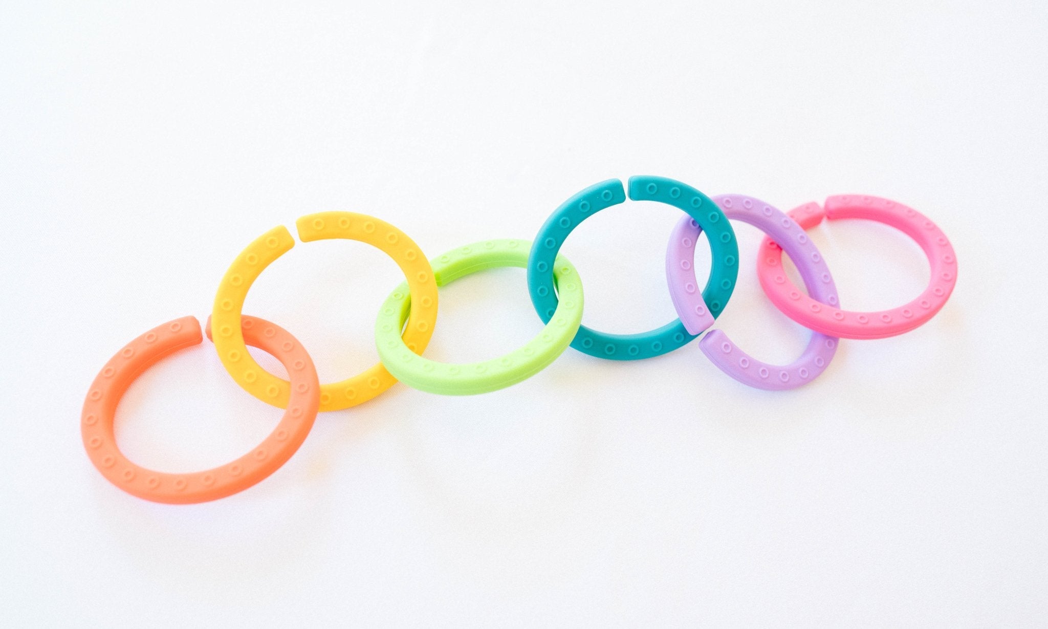Maillons de bague en silicone - Confettis