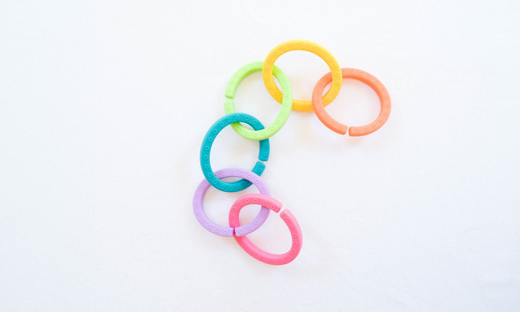 Maillons de bague en silicone - Confettis