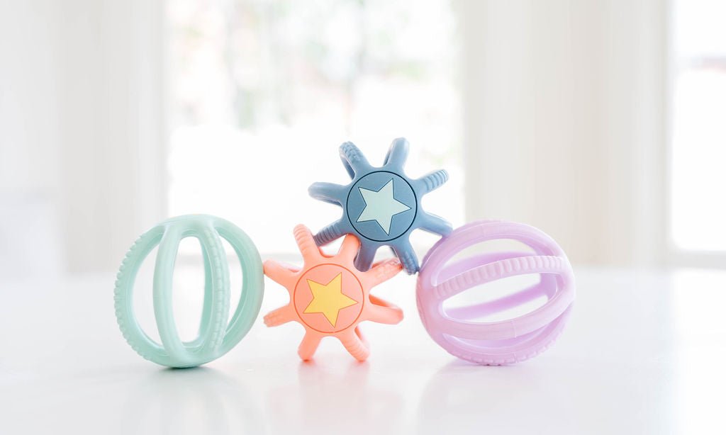 Balle de dentition sensorielle en silicone