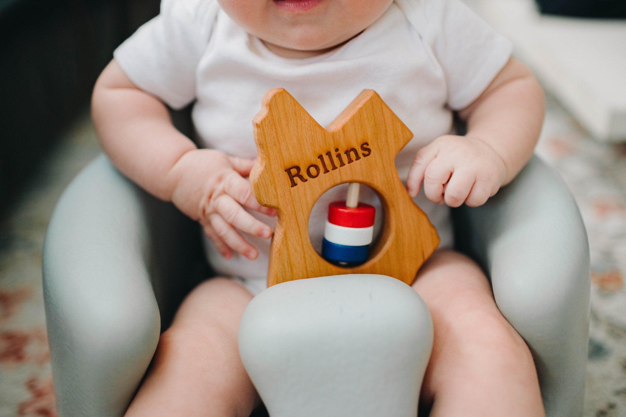 Hochet en bois du Texas pour bébé™