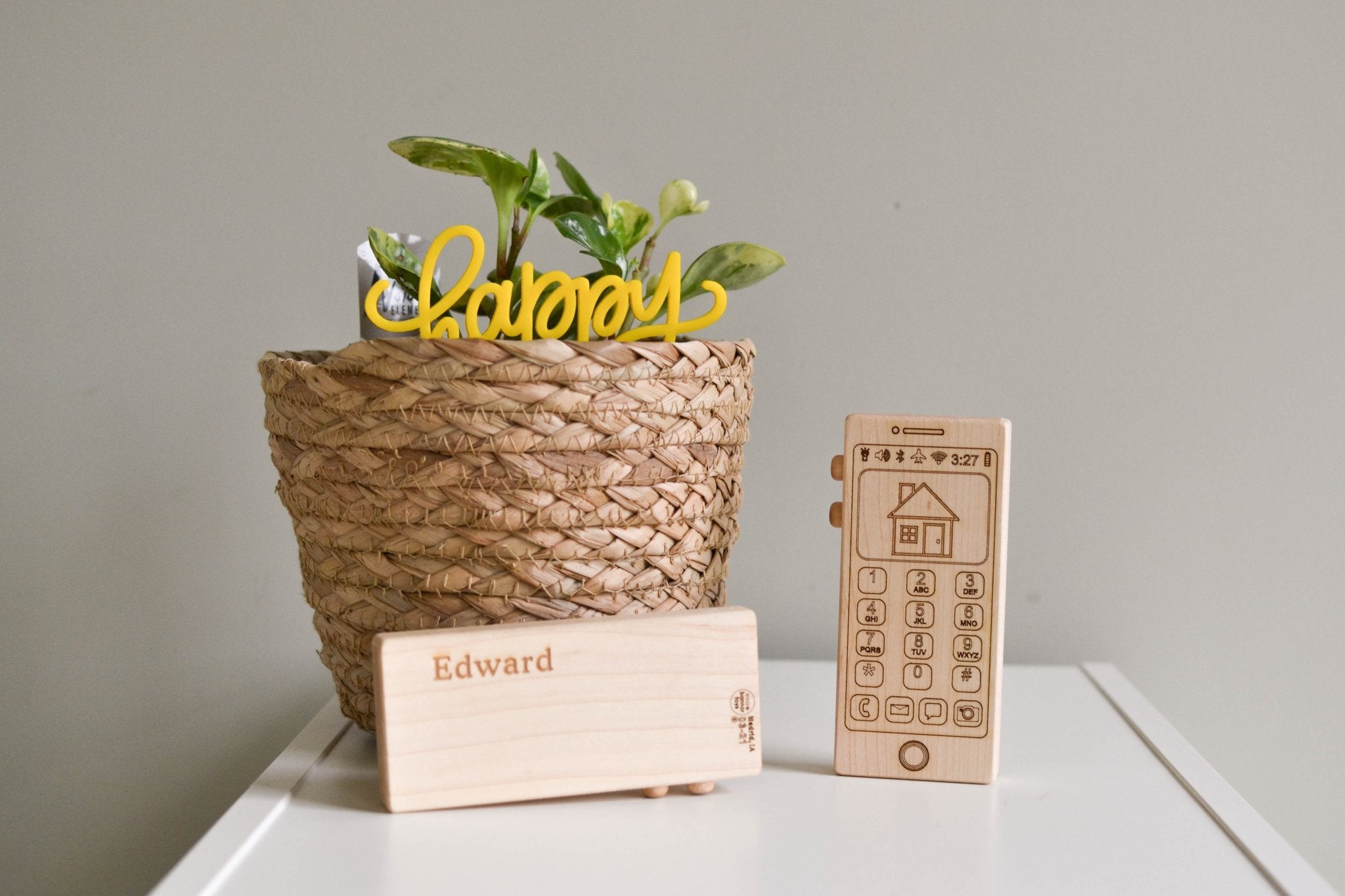 Téléphone Jouet en Bois