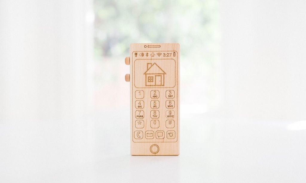 Téléphone Jouet en Bois